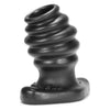 OXBALLS Butthole-2 Hollow Plug Medium Black: The Ultimate Sensual Pleasure Enhancer for Anal Stimulation - Adult Naughty Store