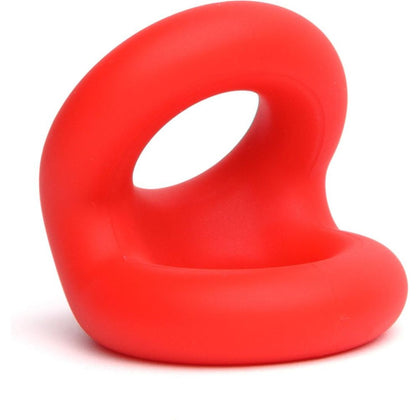 Sport Fucker Rugby Ring Red Silicone Cock Ring - Model RF-RR01 - Intensify Pleasure for All Genders in the Bedroom - Adult Naughty Store