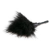 Introducing the SensaTickle Black Small Feather Tickler: The Ultimate Pleasure Teaser for Sensational Foreplay!