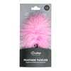 Introducing the Sensual Delights Seductive Pleasure Tickler TKS-001 - Pink Small - For All Genders - Exquisite Feather Tickler for Enhanced Sensations