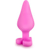 Sensual Delights Naughty Candy Heart - Be Mine Silicone Anal Plug (Model NCH-BM001) for Pleasurable Fun - Unleash Your Desires in Passionate Pink! - Adult Naughty Store