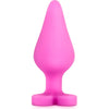 Sensual Delights Naughty Candy Heart - Be Mine Silicone Anal Plug (Model NCH-BM001) for Pleasurable Fun - Unleash Your Desires in Passionate Pink! - Adult Naughty Store