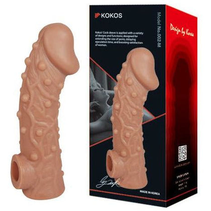 Introducing the Exquisite Pleasure Sleeve 2 - Large: The Ultimate Soft Silicone Cock Sleeve for Intense Stimulation - Male Pleasure Enhancer - Black
