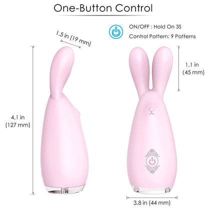 Reba Orchid Dual Vibrating Massager - Model R-200X: Intense Pleasure for Her - Pink - Adult Naughty Store