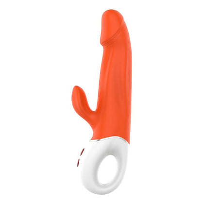 Wave Rabbit Orange - The Ultimate Silicone Pleasure Toy for Her - Model WR-227 - Intense Satisfaction in Orange - Adult Naughty Store