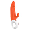 Wave Rabbit Orange - The Ultimate Silicone Pleasure Toy for Her - Model WR-227 - Intense Satisfaction in Orange - Adult Naughty Store