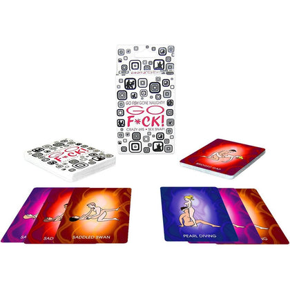 Introducing the Exquisite Pleasure Deluxe: Go F*CK! Card Game | Adult Sensual Toy | Model X123 | Unisex | Full Body Pleasure | Midnight Black