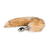 Fox Tail No. 1 Silver Plug: Elegant Sensual Delight for Alluring Anal Play - Unisex, Silver - Adult Naughty Store