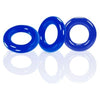 Seductive Willy Rings Police Blue - Premium Silicone Vibrating Cock Ring for Mind-Blowing Pleasure - Model X123 - Suitable for All Genders - Intense Stimulation for Maximum Satisfaction - Blu - Adult Naughty Store