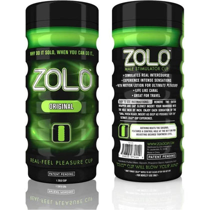 Zolo Original Cup - Model X1: Male Sensual Pleasure Device for Deep Blue Intimate Bliss