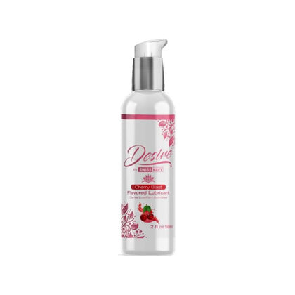 Desire Cherry Blast Flavored Lubricant 2 oz - Indulgent, Sensual Pleasure Enhancer for Women - Tempting Cherry Flavor - Water-Based Formula for Easy Clean Up - Adult Naughty Store