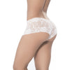 Luxury Pleasure: Sensuelle Lace Boyshort White - Model SLSB-001 - Women's Intimate Wear for Sensational Comfort and Elegance