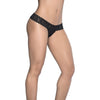 Seductress Secrets: Empress X9B Crotchless Thong - Women's Sensual Pleasure - Black Lace - Adult Naughty Store