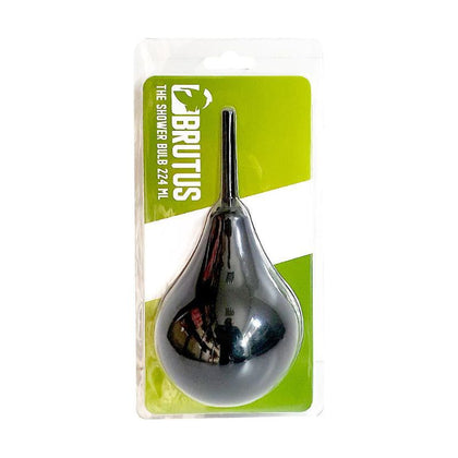 Sultry Pleasure Silicone Shower Bulb - Model SDB224 - Unisex Anal Douche - Enhanced Hygiene - Black - Adult Naughty Store