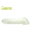 Brutus Almighty Ribbed Cocksheath 18cm - The Sensational Pleasure Enhancer for Mind-Blowing Intimacy! - Adult Naughty Store