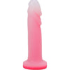 Tantus Flurry O2 Dual Density Dildo - Model 7, Rose Quartz - G-Spot Pleasure for Women - Adult Naughty Store