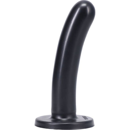 Tantus Silk Dildo Medium Onyx - Premium Silicone Adult Toy for Beginners - Model 5.25