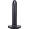 Tantus Silk Dildo Small Onyx - Premium Silicone Dilator for Beginners, G-Spot and Prostate Stimulation - Black - Adult Naughty Store