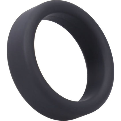 Tantus Soft C-Ring Onyx - Silicone Cock Ring for Extended Pleasure - Model X1 - Men's Intimate Toy for Enhanced Sensations - Black - Adult Naughty Store