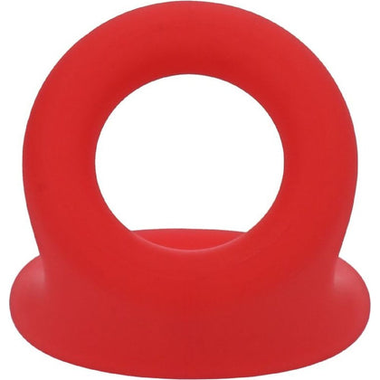 Introducing the Crimson Uplift Silicone Cock Ring - Model UCRCR01 - for Men's Intimate Pleasure