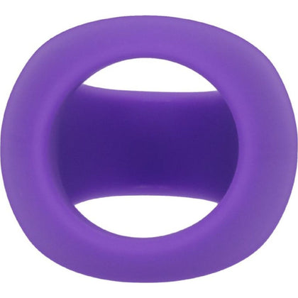 Lilac Stirrup Silicone Cock Ring - Ultimate Erection Enhancer for Men - Model SR35 - Designed for Intense Pleasure and Lasting Performance
