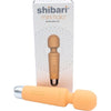 Indulge in Exquisite Sensations with the Shibari Mini Halo Wireless 20X Peach Vibrating Massager - Model H1 for Women - Peach