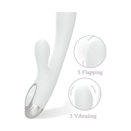 Introducing the Luxurious Pada Rabbit and G-Spot Pulsing Vibrator White: The Ultimate Pleasure Experience - Adult Naughty Store