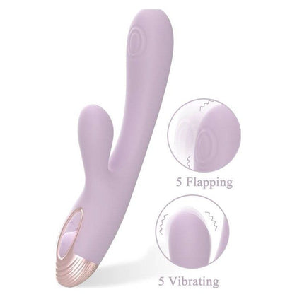 Introducing the Luxurious Purple Silicone Pada Rabbit and G-Spot Pulsing Vibrator - Adult Naughty Store