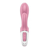 Satisfyer Air Pump Bunny 2 Pink Inflatable Rabbit Vibrator for Women - Intensified Stimulation for G-Spot and Clitoral Pleasure