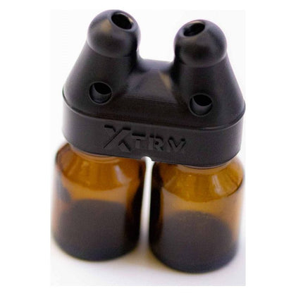 XTRM SNFFR Twin Small - Premium Nasal Inhaler for Enhanced Aromatherapy Pleasure - Model X2S-2021 - Unisex - Dual Bottle Design - Intensify Your Sensory Experience - Sleek Black