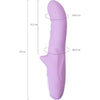 Indulge in Supreme Sensation with the JOS Merry Gor Violet Rotating Shaft Clitoral & Vaginal Stimulator VR-10 Women's Premium Silicone Vibrator 🌺 - Adult Naughty Store