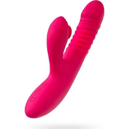 Experience Supreme Pleasure with the JOS Seri Thrusting Vibrator - Model X1: a Luxurious Silicone Intimate Toy for Women, Offering Up-and-Down Thrust Function, Clitoral Stimulation, and Shaft - Adult Naughty Store