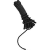 Introducing the Luxe Kinbaku Cotton Bondage Rope X1 Model 5m - Full Body Unisex Black - Adult Naughty Store