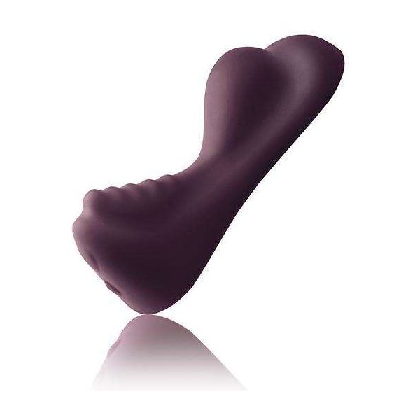 Introducing the Ruby Glow 10-Speed Purple Ergonomic Seated Pleasure Toy for Women