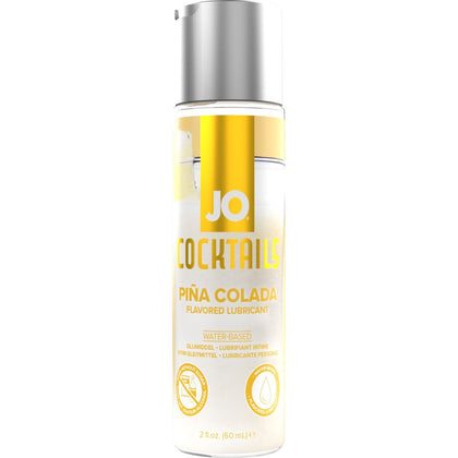 JO Cocktails Pina Colada 2 Oz / 60 ml - Sensational Sip & Slide Water-Based Lubricant for Intimate Moments