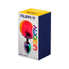 Filippi Fluffy Rainbow Metal Plug M - Sensual Pleasure for Him and Her - Adult Naughty Store