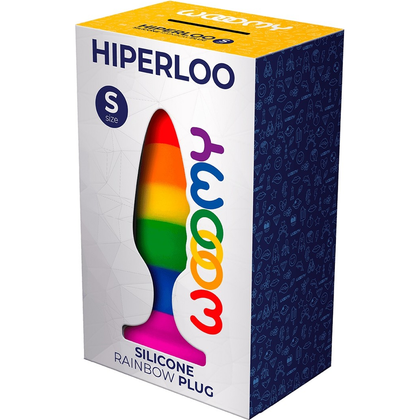 Wooomy Hiperloo Silicone Rainbow Plug S - The Sensually Stimulating Pleasure Delight for Anal Bliss! - Adult Naughty Store