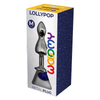 Introducing the Sensual Pleasure Delight: Wooomy Lollypop Double Ball Metal Plug Blue M - Adult Naughty Store