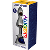 Introducing the Sensational Wooomy Lollypop Double Ball Metal Plug Blue L: A Luxurious Pleasure Gem for Unparalleled Anal Delight - Adult Naughty Store