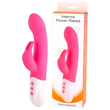 Seven Creations Intence Power Rabbit Vibrator - Model XR-123 - Pink - USB Rechargeable - Waterproof - 7 Vibrating Modes