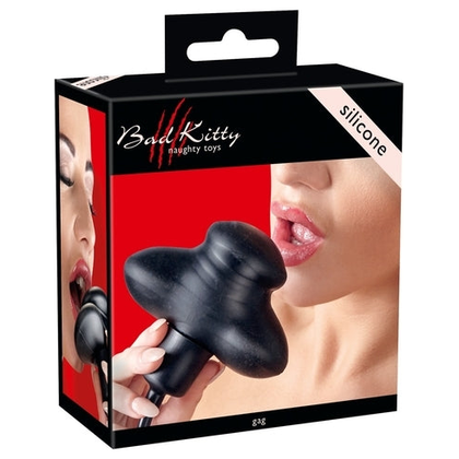 Bad Kitty Inflatable Butterfly Gag - Model BK-12X5.5 - Unisex - Pleasure Enhancing - Black - Adult Naughty Store