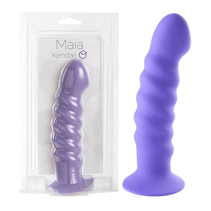 Maia Kendall Luxury Silicone Dong - Model MKLD-001 - Unisex Pleasure Toy for Unforgettable Sensations - Captivating Purple - Adult Naughty Store