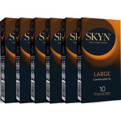 SKYN® XL56 Polyisoprene Condoms - Model XL56 - Men - Ultra Comfort Natural Pleasure - Natural Colour