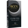 SKYN Close Feel 10's Ultra-Smooth Non-Latex Condoms for Men Natural Sensation in Natural Colour - Adult Naughty Store