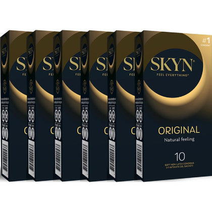 SKYN® Sensation Polyisoprene Condoms - Model X1 - Unisex Intimate Pleasure Natural Colour