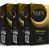 SKYN Polyisoprene Straight Fit Condoms - Model X53: Comfort-Fit Barrier Protection Condoms for Men and Women, Natural Feel, Smooth Texture, Natural Colour - Adult Naughty Store