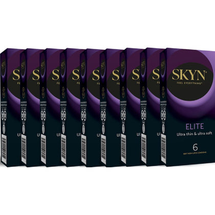 Elite Skynfeel Ultra Thin Condoms - Model X202: Unisex Pleasure Enhancers, Natural Coloured