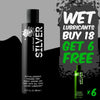Wet Original Silver Water Based Hypoallergenic Lube for Toys, Model S2, Unisex, Full Body Pleasure, Silver