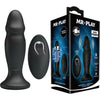 Mr.Play Black 12 Function Vibrating Anal Plug - Model X123 - Male - P-Spot Stimulation - Black - Adult Naughty Store