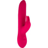 Unik - Rabbit Rechargeable Vibe - Model R-500 - Women's Clitoral and G-Spot Stimulator - Red